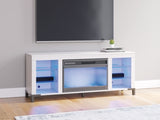 Brollevi 60" TV Stand with Electric Fireplace - W2722-168