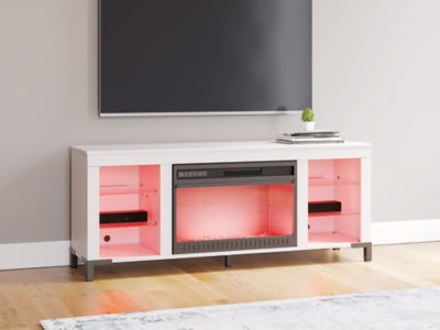 Brollevi 60" TV Stand with Electric Fireplace - W2722-168