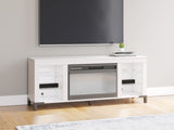 Brollevi 60" TV Stand with Electric Fireplace - W2722-168