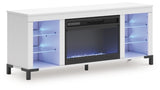 Brollevi 60" TV Stand with Electric Fireplace - W2722-168