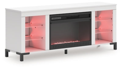 Brollevi 60" TV Stand with Electric Fireplace - W2722-168