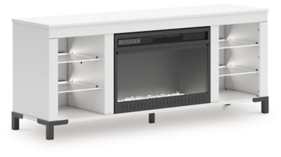 Brollevi 60" TV Stand with Electric Fireplace - W2722-168