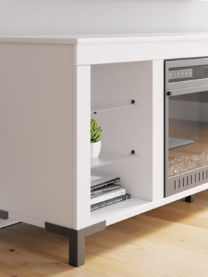 Brollevi 60" TV Stand with Electric Fireplace - W2722-168