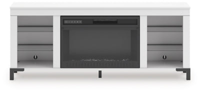 Brollevi 60" TV Stand with Electric Fireplace - W2722-168