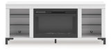Brollevi 60" TV Stand with Electric Fireplace - W2722-168