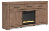Garistyn 73" TV Stand with Electric Fireplace - W2844W4