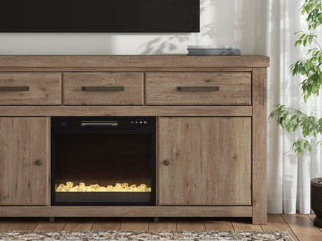 Garistyn 73" TV Stand with Electric Fireplace - W2844W4