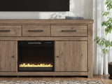 Garistyn 73" TV Stand with Electric Fireplace - W2844W4