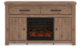 Garistyn 62" TV Stand with Electric Fireplace - W2844W1