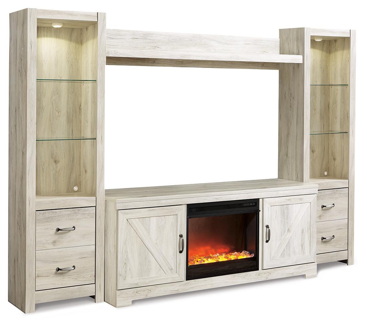 Bellaby 4-Piece Entertainment Center with Fireplace - W331W5