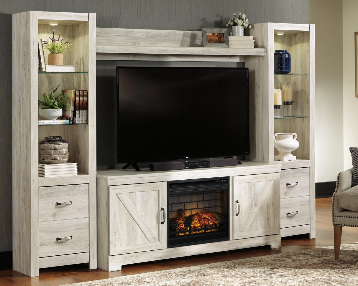 Bellaby 4-Piece Entertainment Center with Electric Fireplace - W331W8