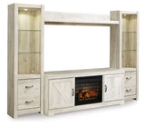 Bellaby 4-Piece Entertainment Center with Electric Fireplace - W331W8