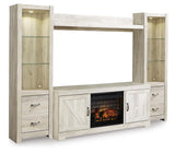 Bellaby 4-Piece Entertainment Center with Electric Fireplace - W331W8