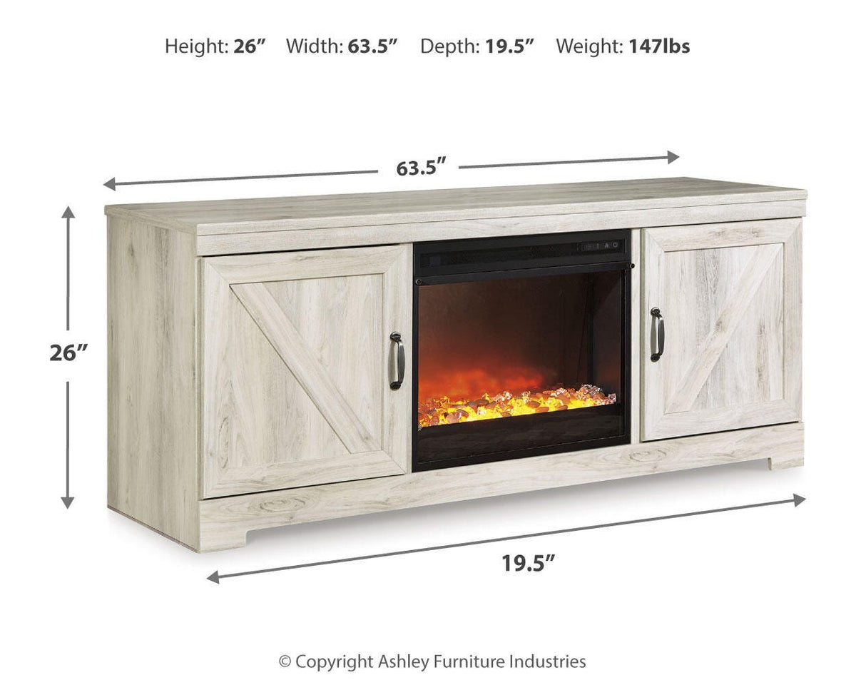 Bellaby 63" TV Stand with Fireplace - W331W4