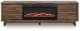 Zadilyn 72" TV Stand with Electric Fireplace - W3367W1