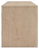 Cayboni 71" TV Stand with Electric Fireplace - W3787W1