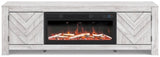 Cayboni 71" TV Stand with Electric Fireplace - W3788W1