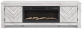 Cayboni 71" TV Stand with Electric Fireplace - W3788W1