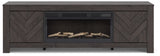 Cayboni 71" TV Stand with Electric Fireplace - W3789W1
