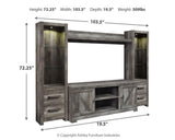 Wynnlow 4-Piece Entertainment Center - W440W2