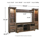 Trinell 4-Piece Entertainment Center - W446W2