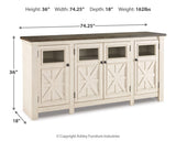 Bolanburg 74" TV Stand - W647-60
