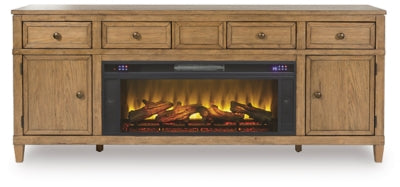 Sharlance 81" TV Stand with Electric Fireplace - W655W1