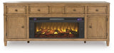 Sharlance 81" TV Stand with Electric Fireplace - W655W1