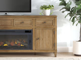 Sharlance 81" TV Stand with Electric Fireplace - W655W1