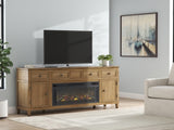 Sharlance 81" TV Stand with Electric Fireplace - W655W1