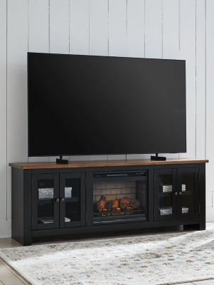 Wildenauer 76" TV Stand with Electric Fireplace - W664W1