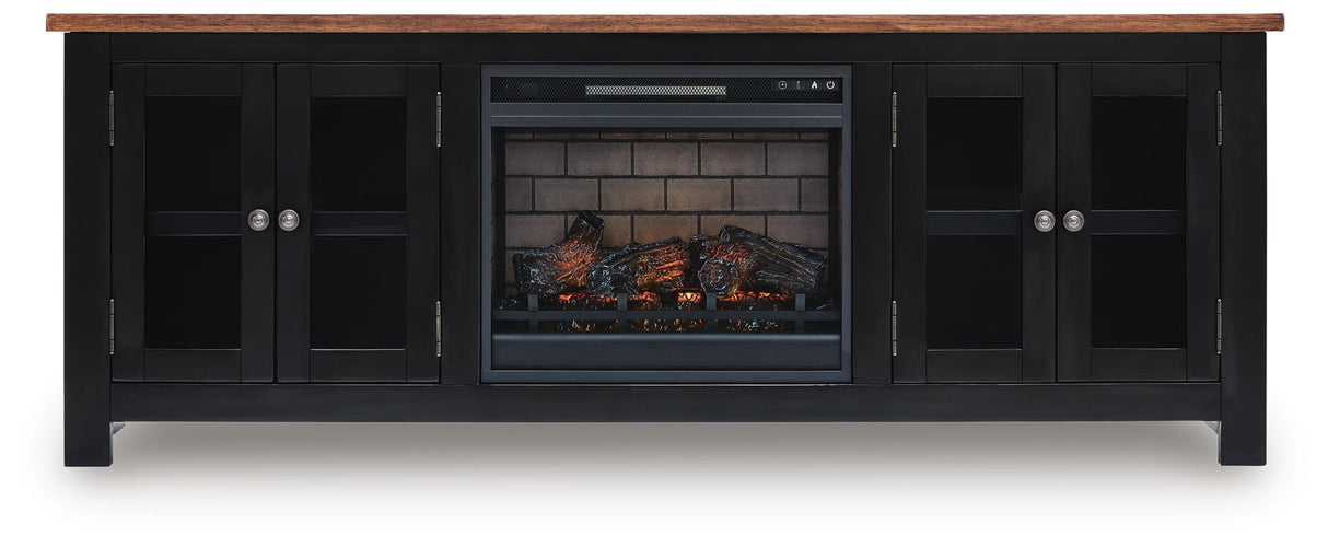 Wildenauer 76" TV Stand with Electric Fireplace - W664W1