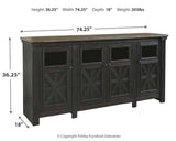 Tyler Creek 74" TV Stand - W736-68