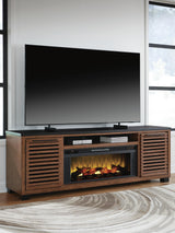 Kallari 84" TV Stand with Electric Fireplace - W737W1