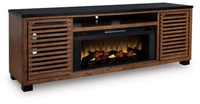 Kallari 84" TV Stand with Electric Fireplace - W737W1