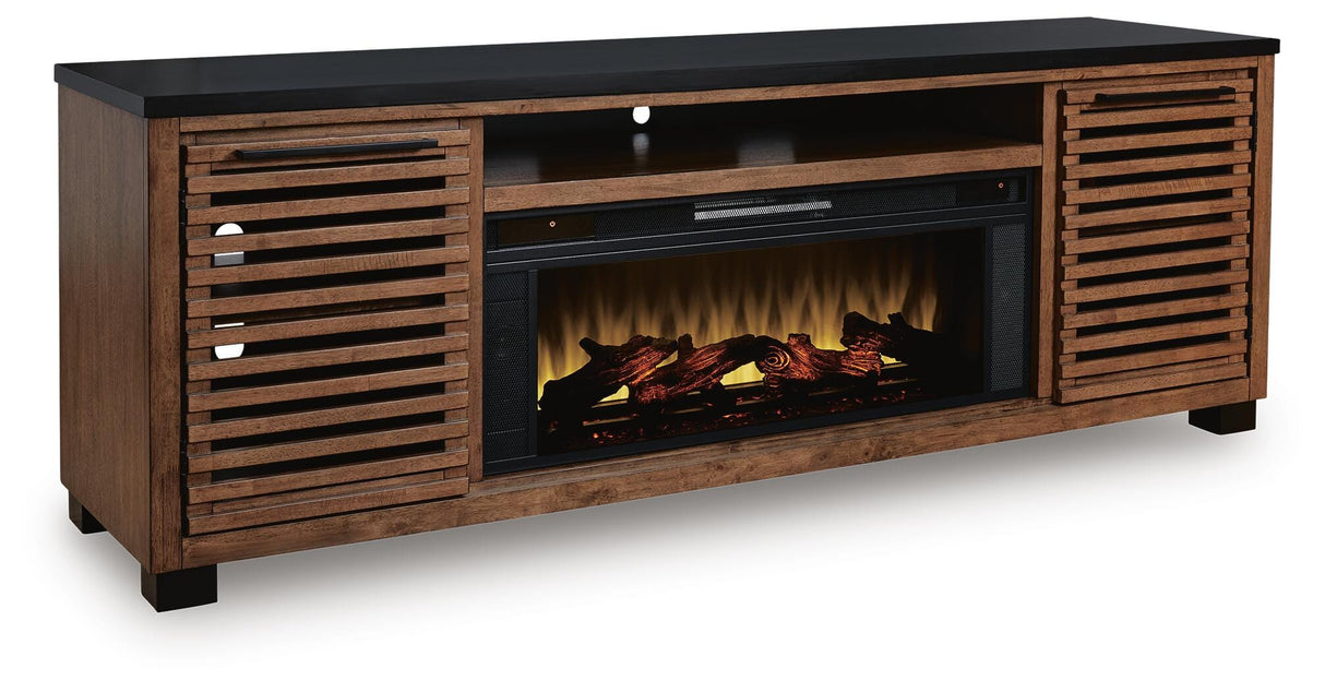 Kallari 84" TV Stand with Electric Fireplace - W737W1
