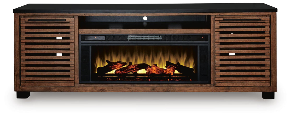 Kallari 84" TV Stand with Electric Fireplace - W737W1