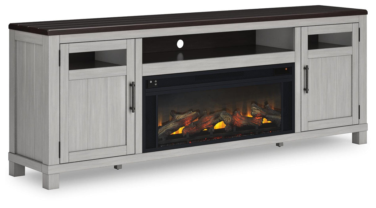 Darborn 88" TV Stand with Electric Fireplace - W796W1