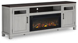 Darborn 88" TV Stand with Electric Fireplace - W796W1