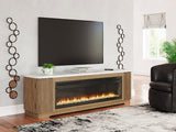 Camdill 80" TV Stand with Electric Fireplace - W808W1