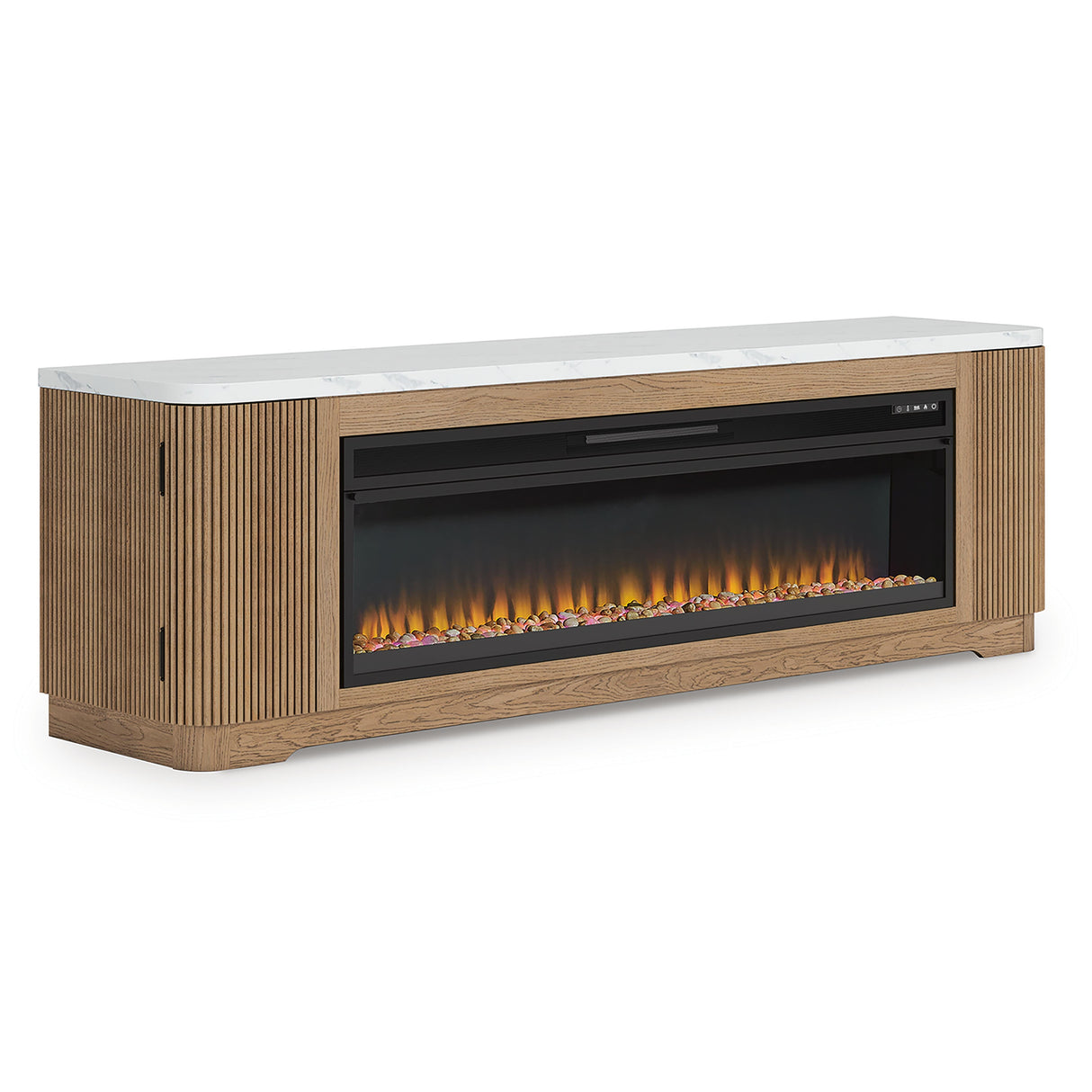 Camdill 80" TV Stand with Electric Fireplace - W808W1