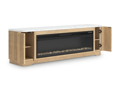 Camdill 80" TV Stand with Electric Fireplace - W808W1