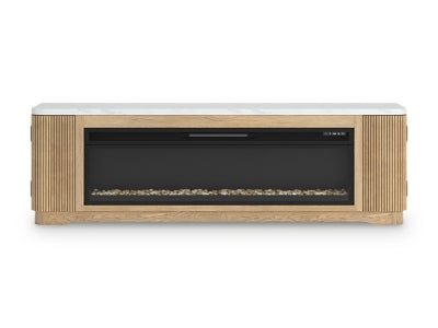 Camdill 80" TV Stand with Electric Fireplace - W808W1