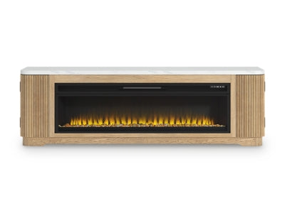 Camdill 80" TV Stand with Electric Fireplace - W808W1