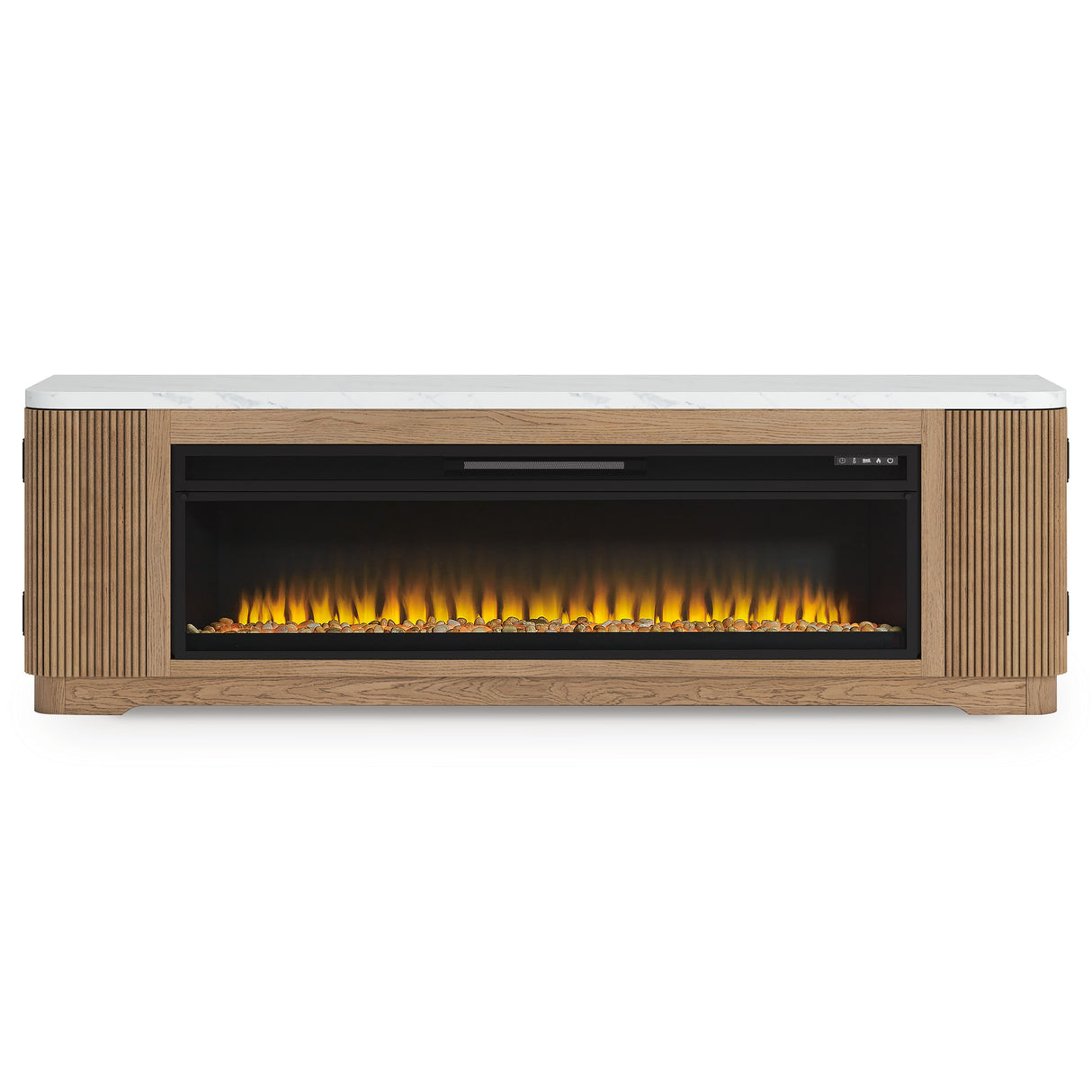 Camdill 80" TV Stand with Electric Fireplace - W808W1