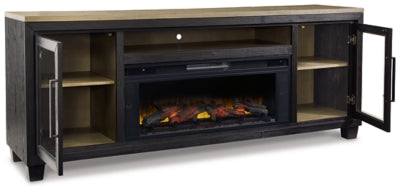 Foyland 83" TV Stand with Electric Fireplace - W989W1