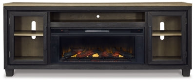 Foyland 83" TV Stand with Electric Fireplace - W989W1