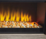 Naydell 92" TV Stand with Electric Fireplace - W996W1