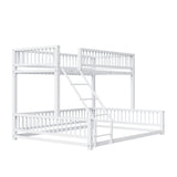 Bunk Bed With Ladder And Safety Guardrails