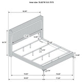 Malcolm - Wingback Bed